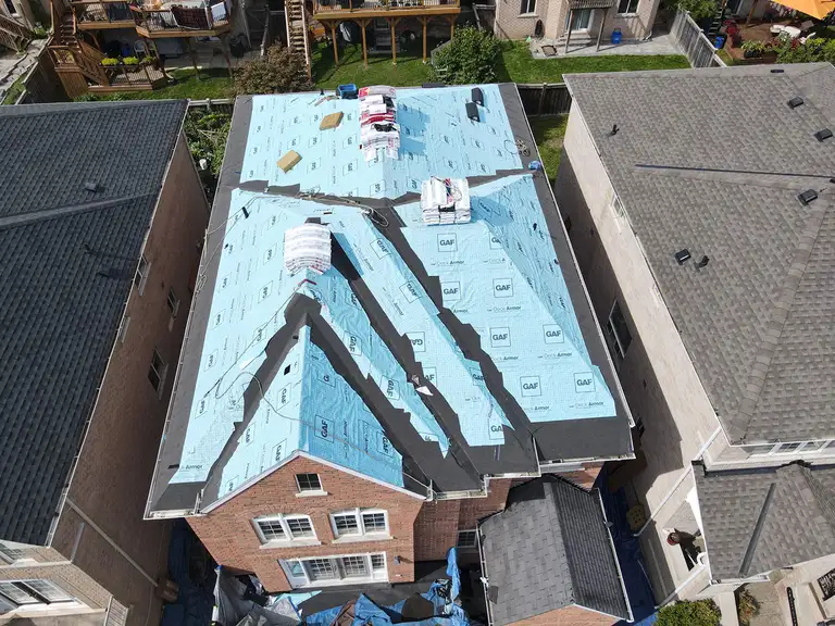 Advanced roofing system installed by Unique Roofing