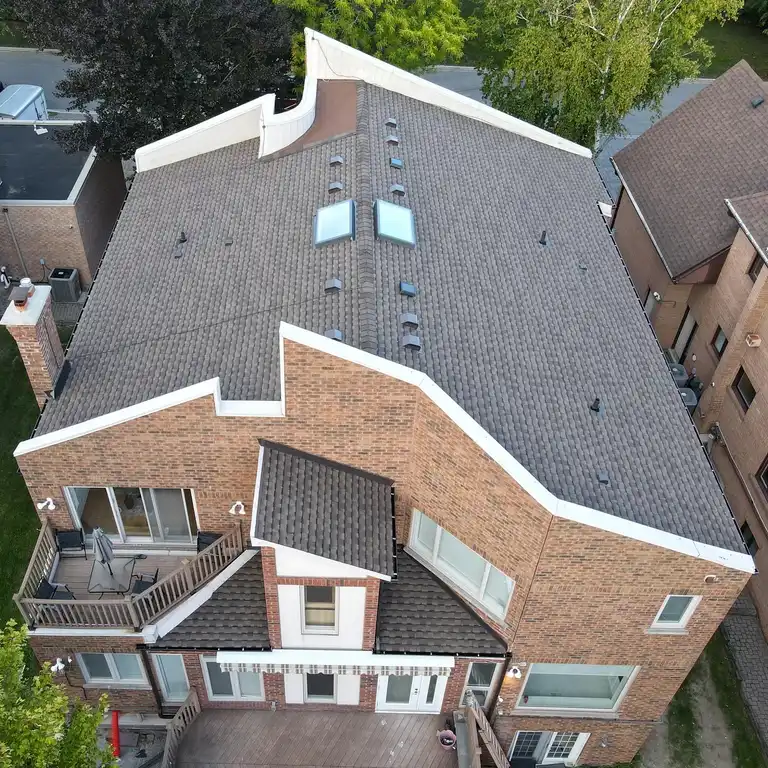 Completed roof in the Greater Toronto Area